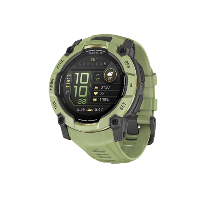 가민 인스팅트 3 50mm 아몰레드 펀그린 멀티스포츠 GPS 스마트워치(Garmin Instinct 3,50mm,AMOLED,FernGreen w/GryAccents,KOR/SEA,A05000)