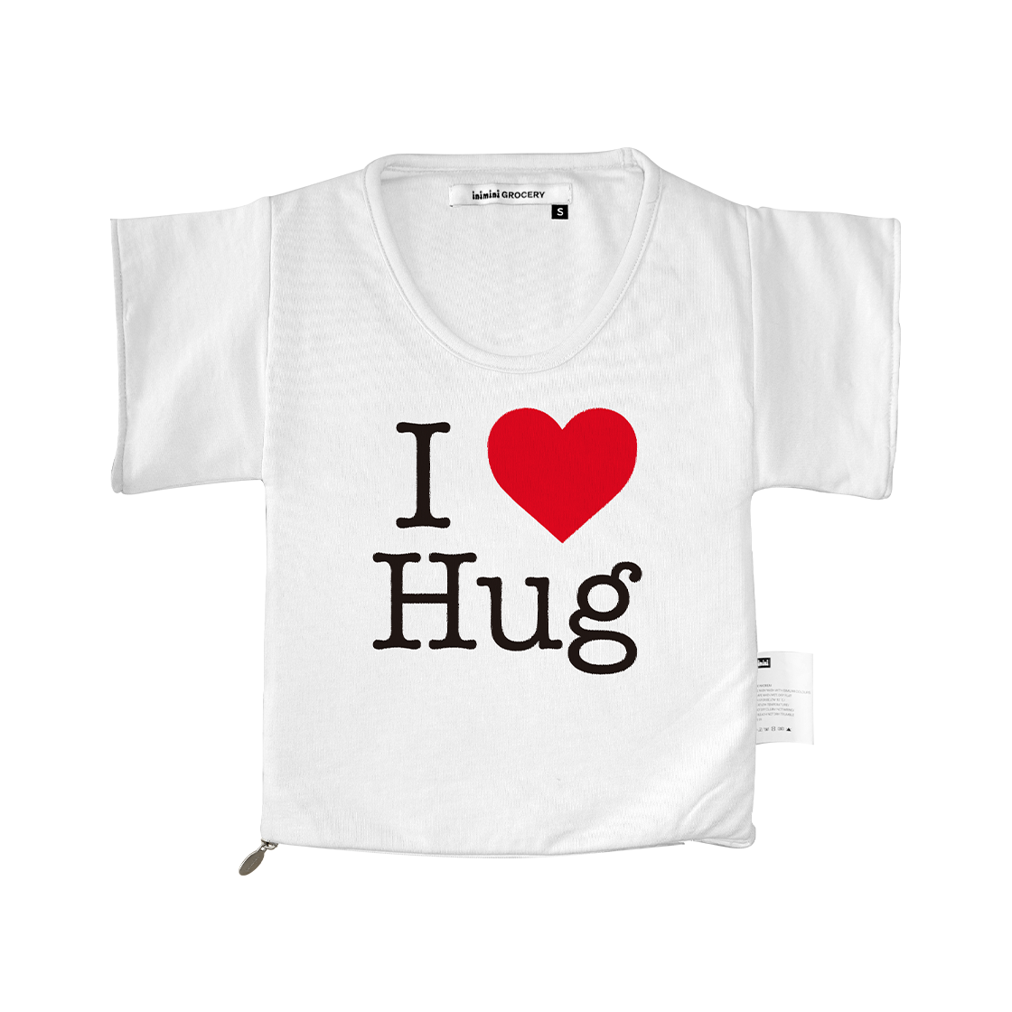 이니미니 티 파우치 - 아이 러브 허그(소)(INIMINI Tee pouch [pad / labtop]_I Love Hug (S size)) - 1