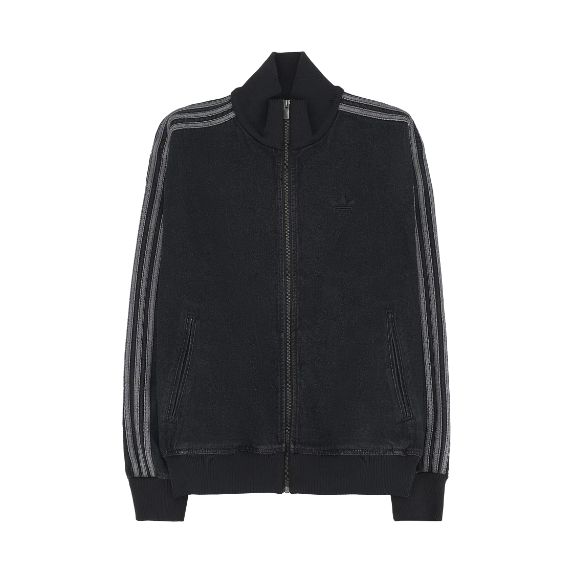 Adidas Adidas Adicolor Denim Firebird Track Top True Black Denim - KR Sizing · XS