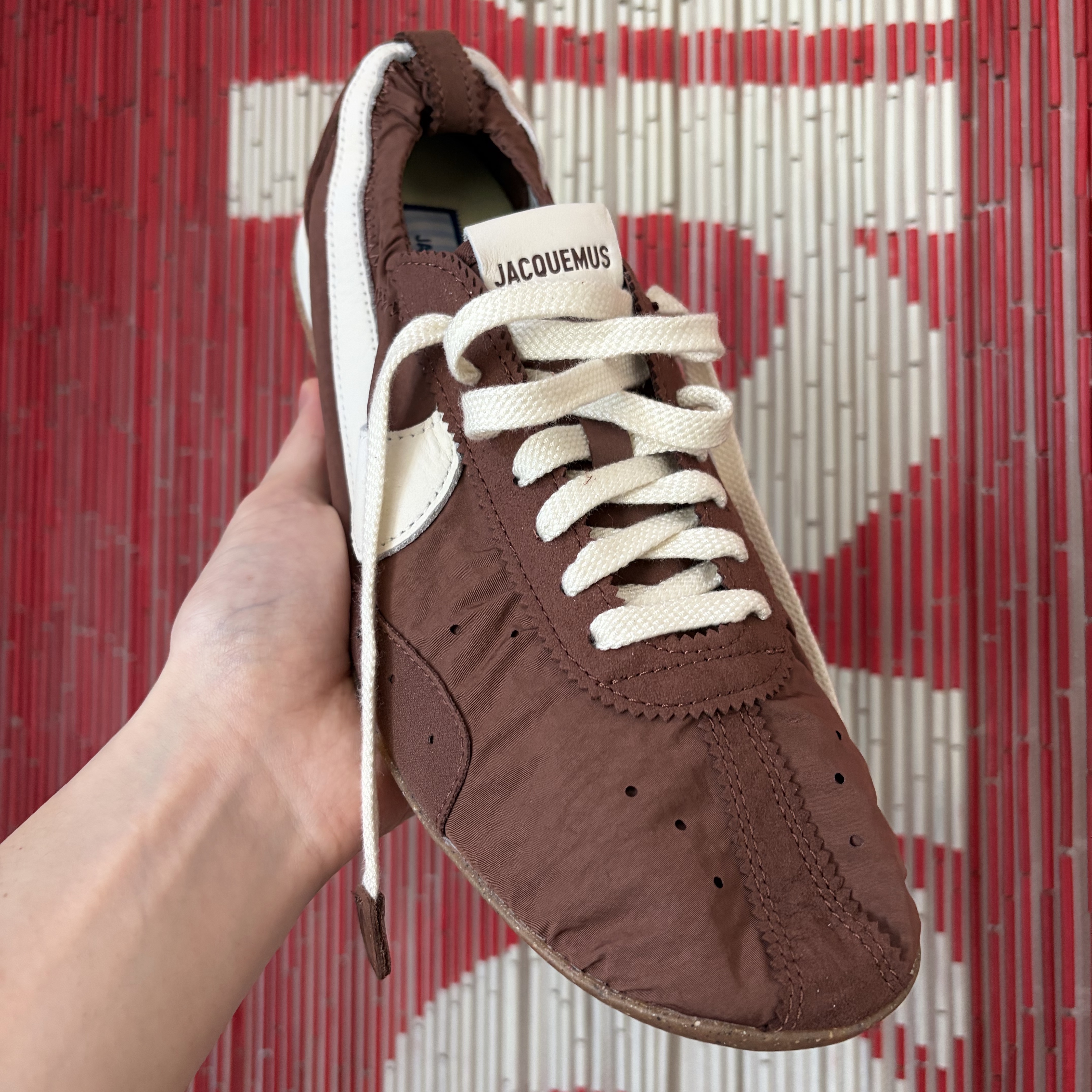 Nike x Jacquemus Moon Shoe SP Fauna Brown Cashmere 착용 스타일