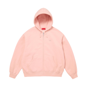 Supreme Small Box Zip Up Hooded Sweatshirt Light Pink - 26SS