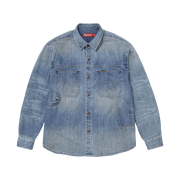 Supreme Worn Snap Painter Shirt Denim - 26SS