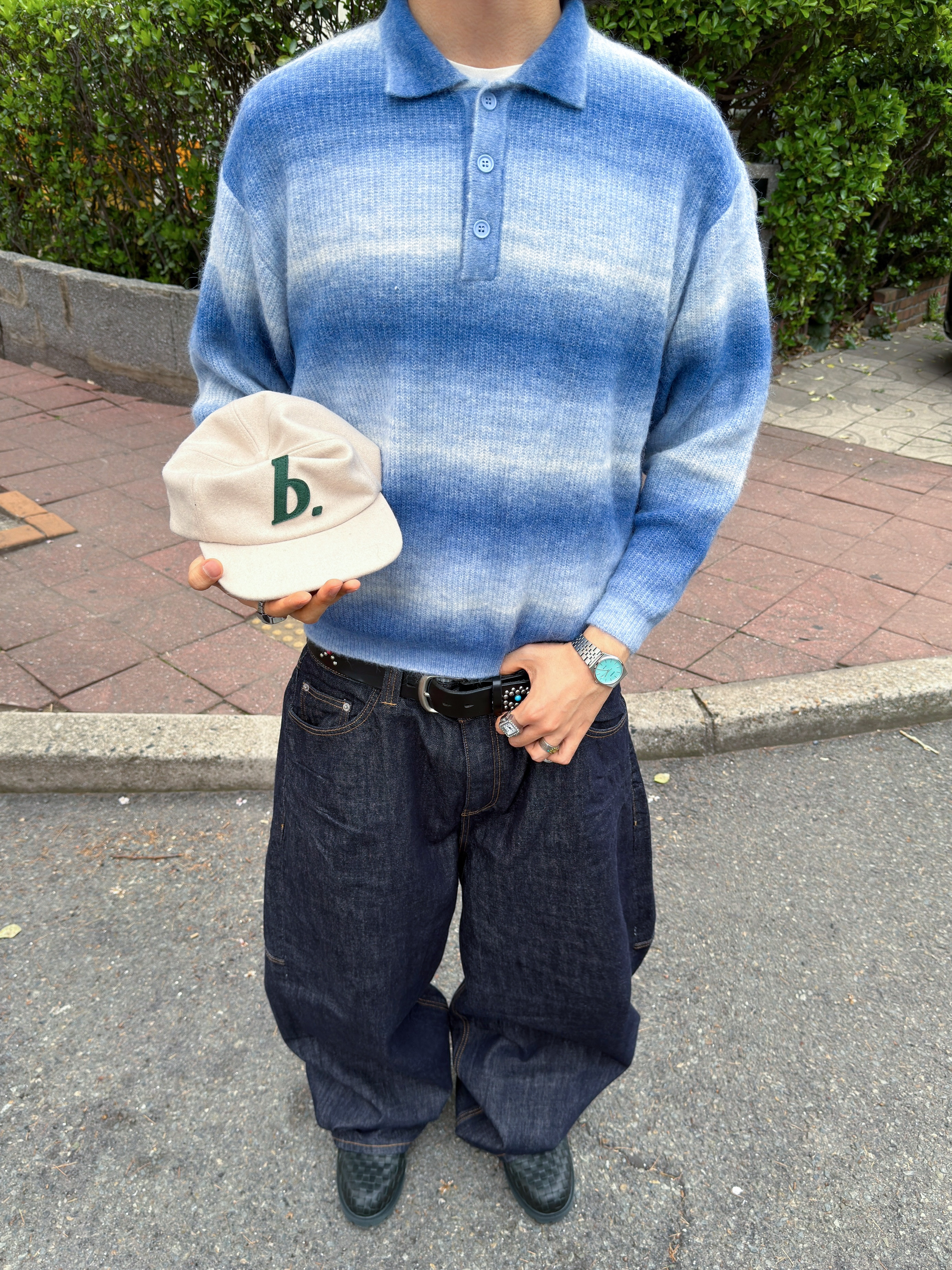 Timberland Premium 6 inch Boots Dark Green - Medium, Gentle Monster Noizer 01(OL) Black 착용 스타일 - 5