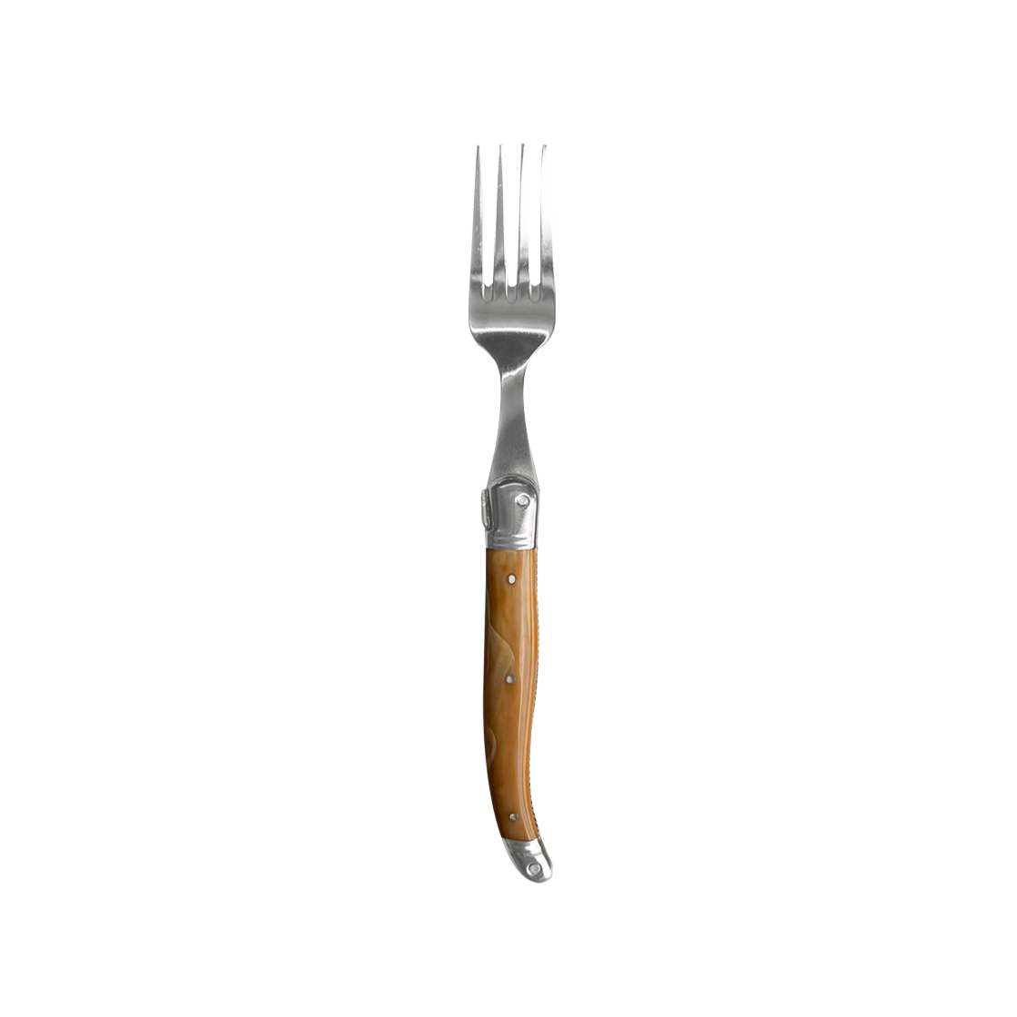 00496 JEAN NERON LAGUIOLE Dinner fork marble brown