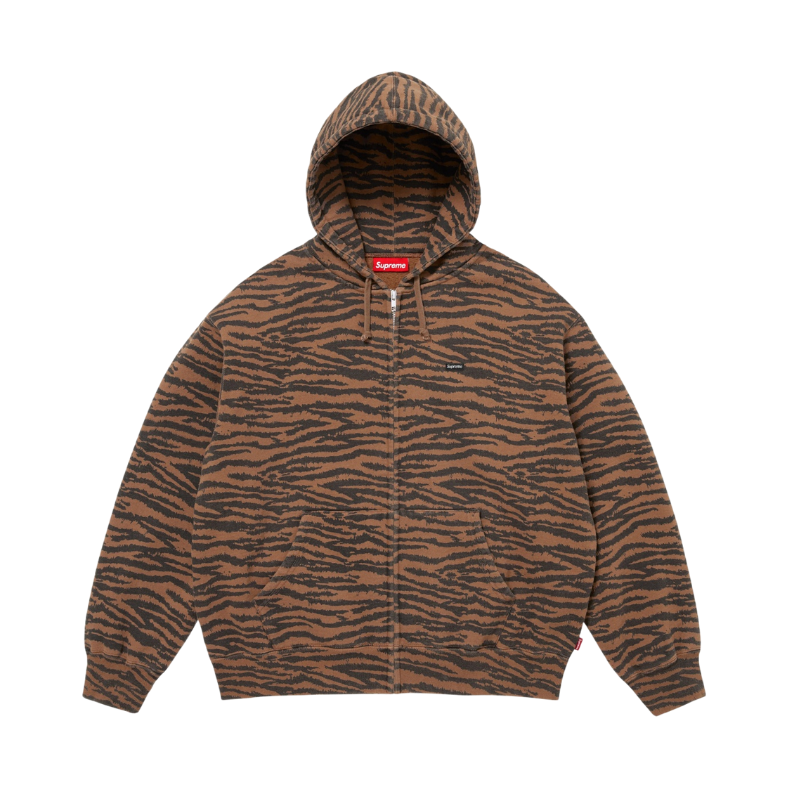 슈프림 스몰 박스 집업 후드 스웨트셔츠 타이거 - 26SS(Supreme Small Box Zip Up Hooded Sweatshirt Tiger - 26SS) - 1