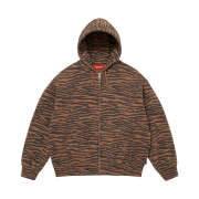 Supreme Small Box Zip Up Hooded Sweatshirt Tiger - 26SS