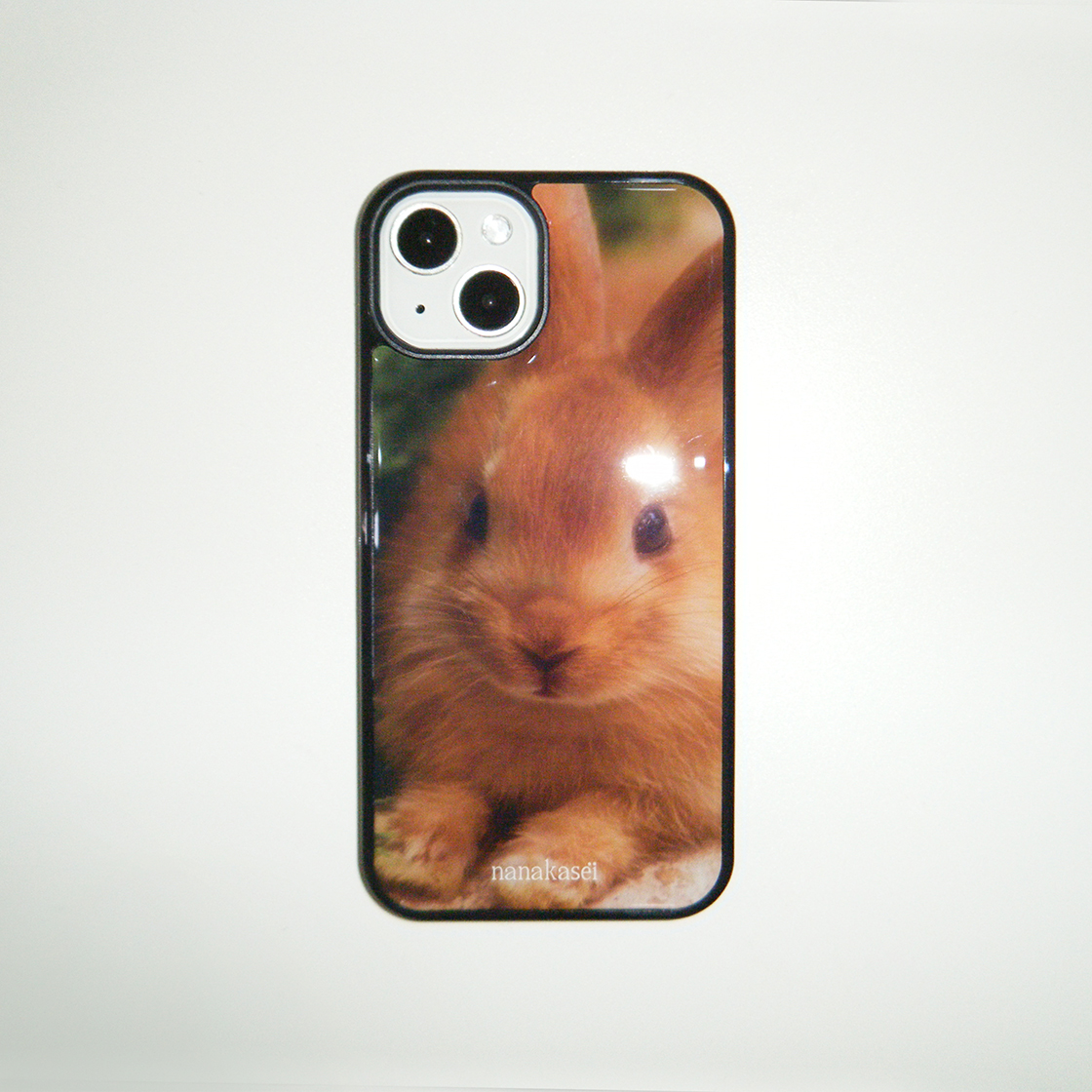 나나카세이 갈색 토끼 에폭시 범퍼 케이스(NANAKASEI brown rabbit epoxy bumper case) - 2