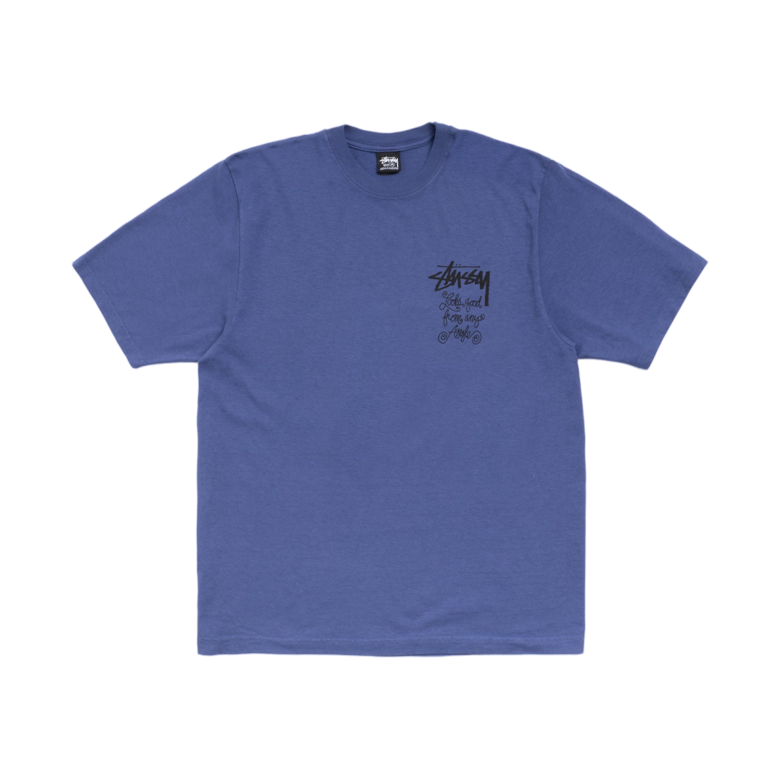 스투시 애니 앵글 피그먼트 다이드 티셔츠 인디고(Stussy Any Angle Pigment Dyed T-Shirt Indigo) - 2