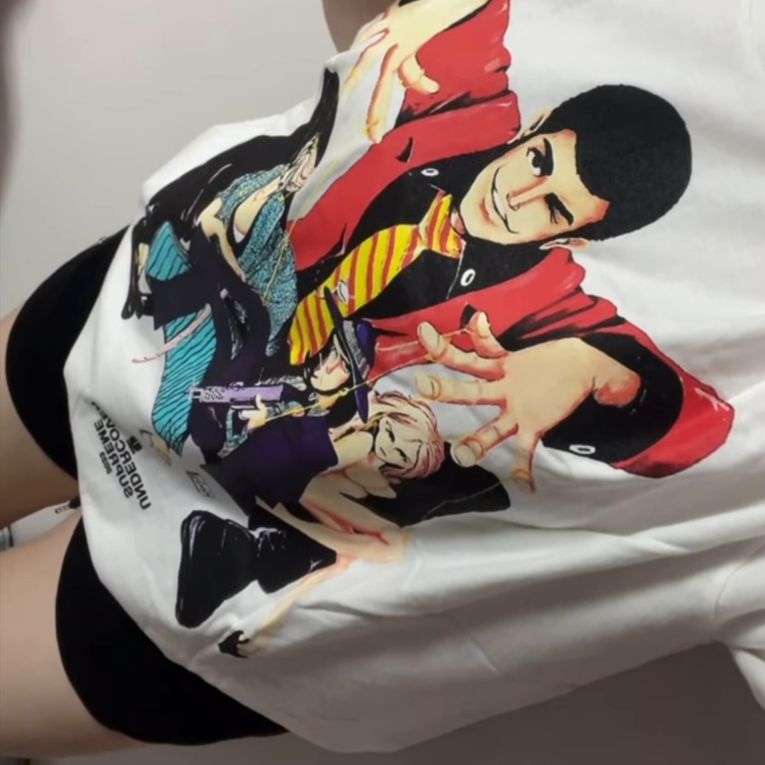 Supreme x Undercover Lupin T-Shirt White - 23SS 착용 스타일