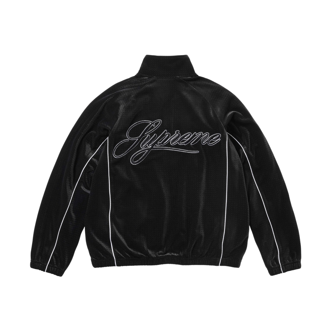 슈프림 벨루어 메쉬 트랙 자켓 블랙 - 26SS(Supreme Velour Mesh Track Jacket Black - 26SS) - 2