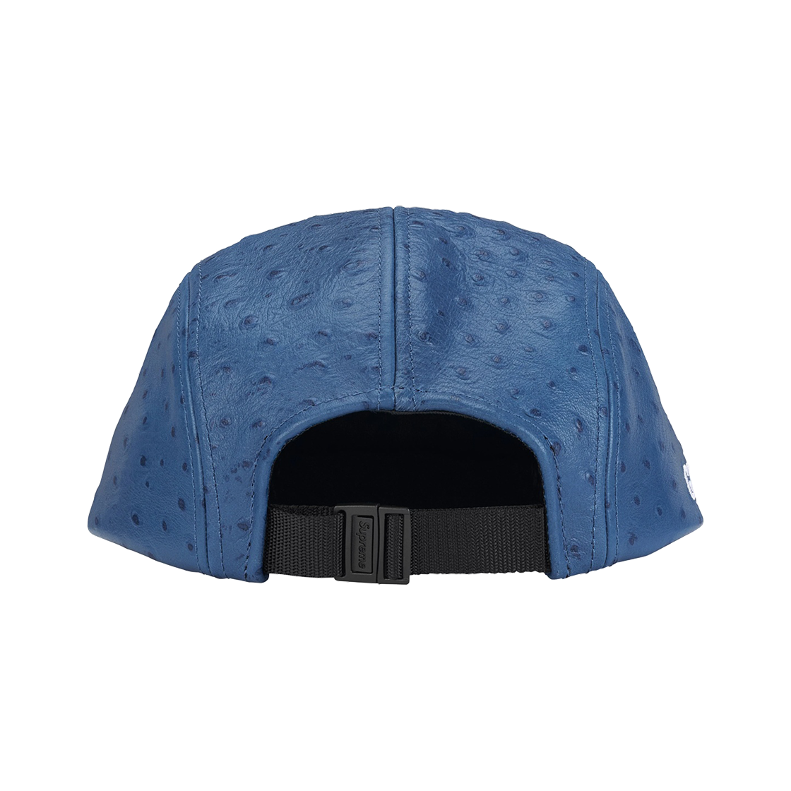 슈프림 오스트리치 엠보스 레더 고어텍스 캠프캡 블루 - 26SS(Supreme Ostrich Embossed Leather Gore-Tex Camp Cap Blue - 26SS) - 3