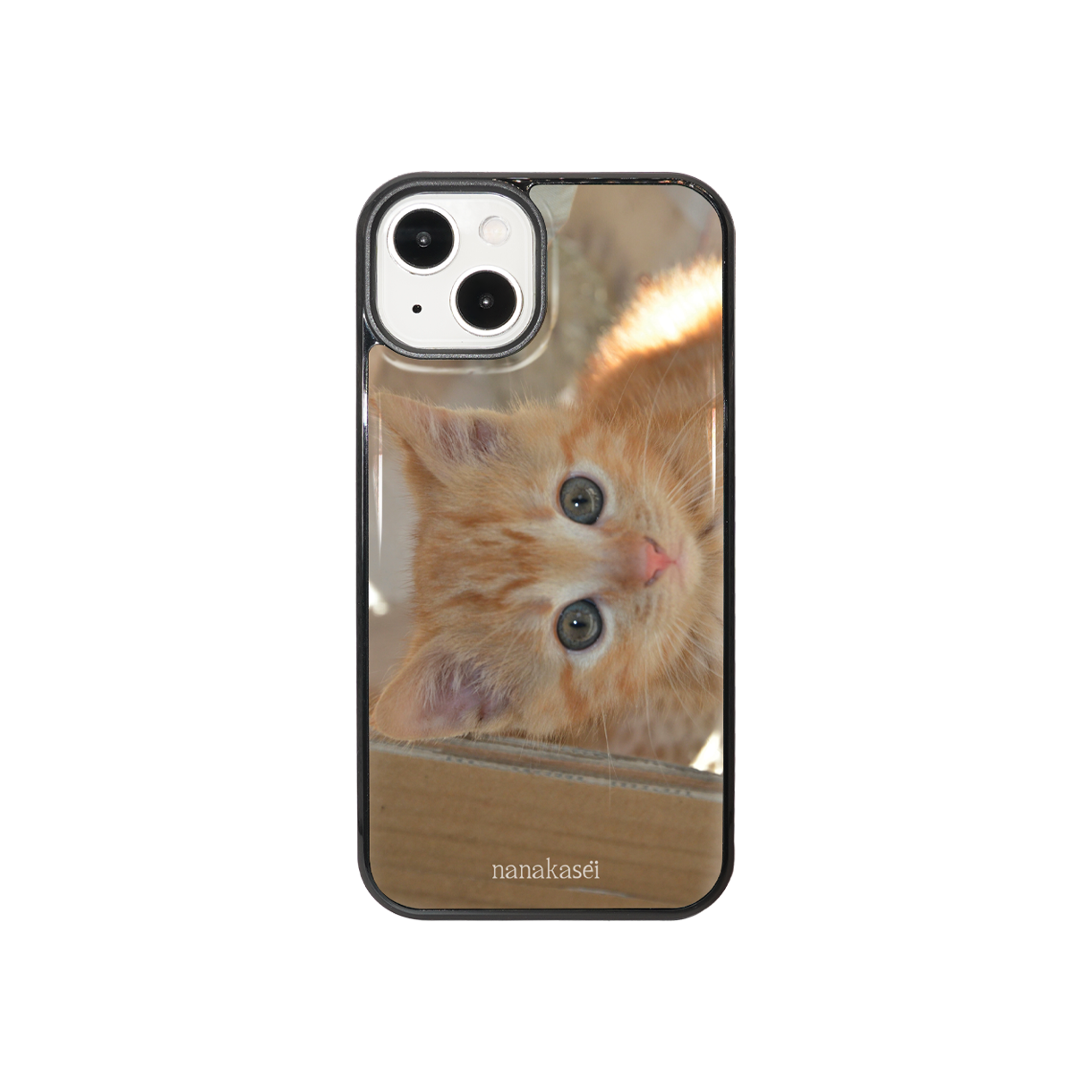 나나카세이 치즈 고양이 에폭시 범퍼 케이스(NANAKASEI cheese cat epoxy bumper case)