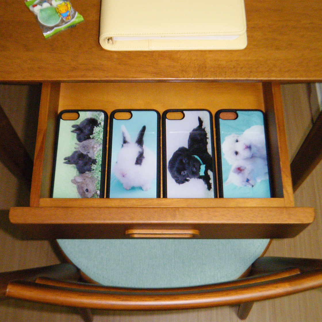 나나카세이 민트 리본 퍼피 에폭시 범퍼 케이스(NANAKASEI mint ribbon puppy epoxy bumper case) - 6