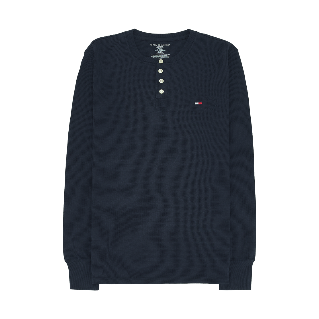 타미 힐피거 써멀 슬리프 헨리 롱슬리브 다크 네이비