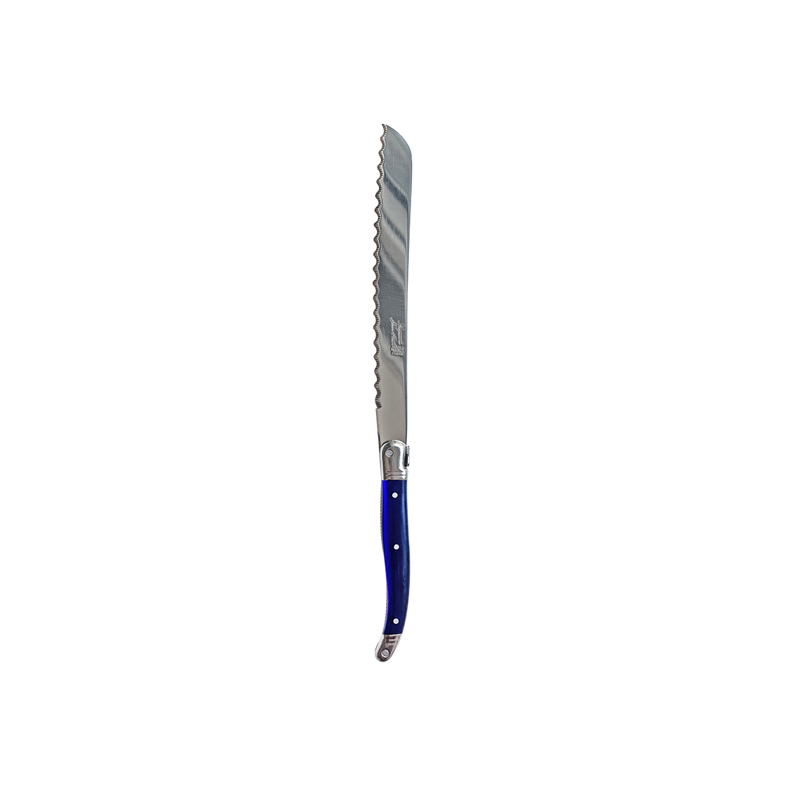 01603 JEAN NERON LAGUIOLE Bread knife marble french blue