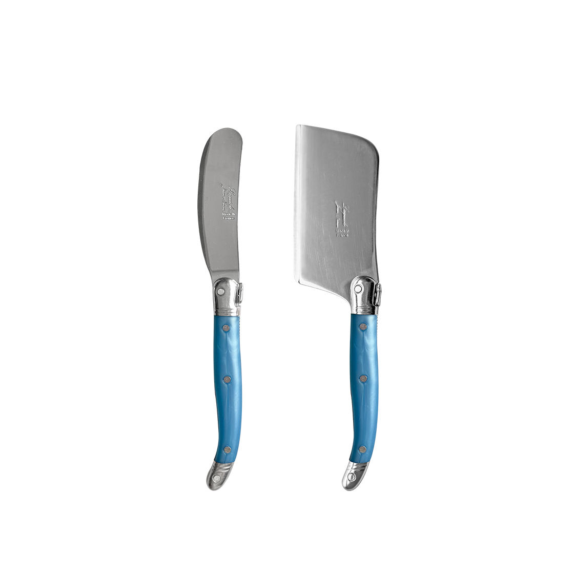 장네론라귀올 치즈커터&버터나이프 블루 선물패키지(JEAN NERON LAGUIOLE Cheese cutter&Butter knife gift set blue) - 1