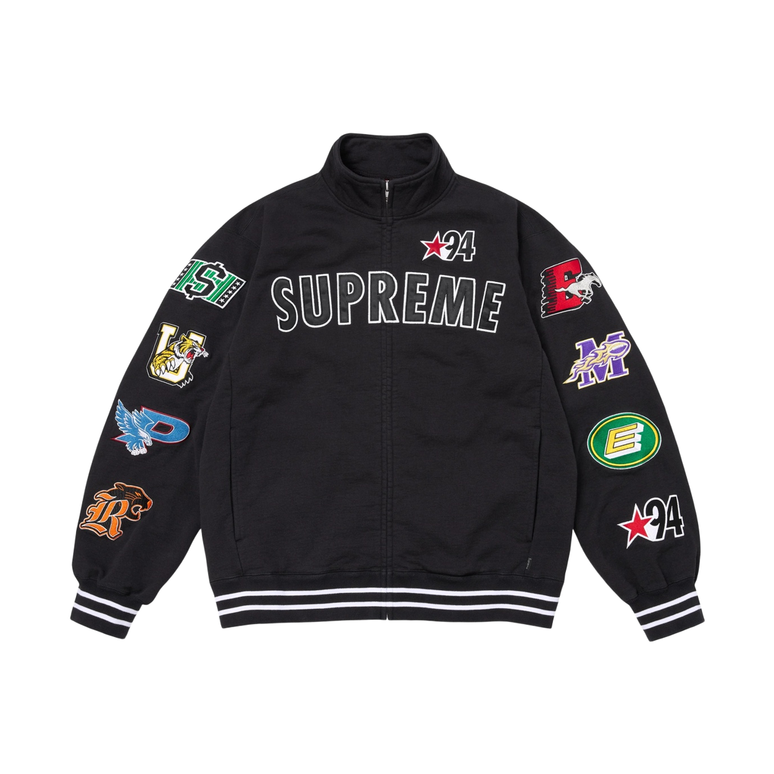 슈프림 마스코트 집업 스웨트셔츠 블랙 - 26SS(Supreme Mascots Zip Up Sweatshirt Black - 26SS)