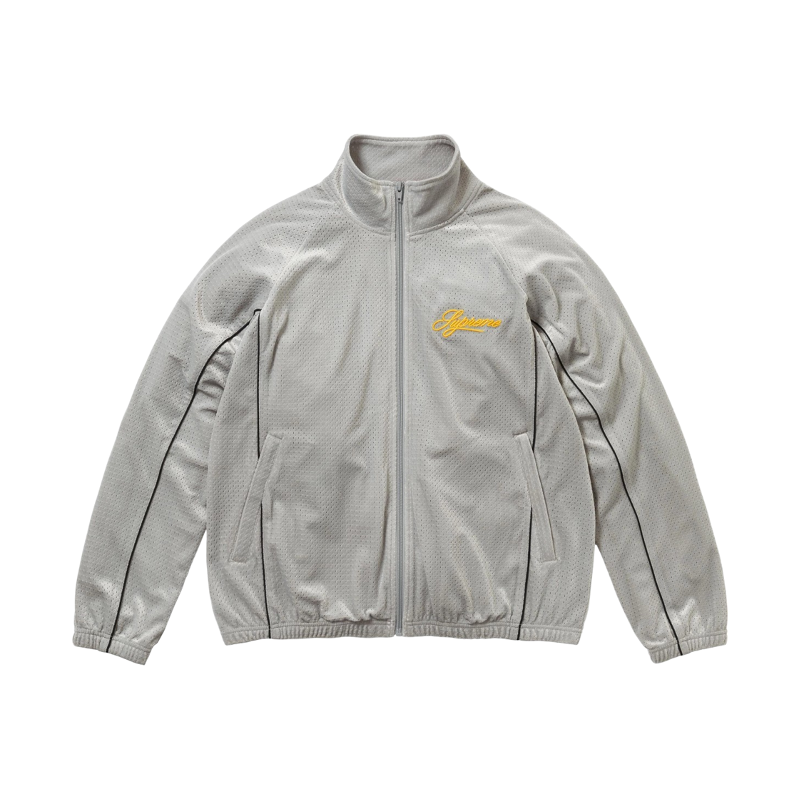 【新品未使用】Supreme 26ss Velour Track Jacket 슈프림 벨루어 메쉬 트랙 자켓 실버 - 26SS | Supreme | KREAM