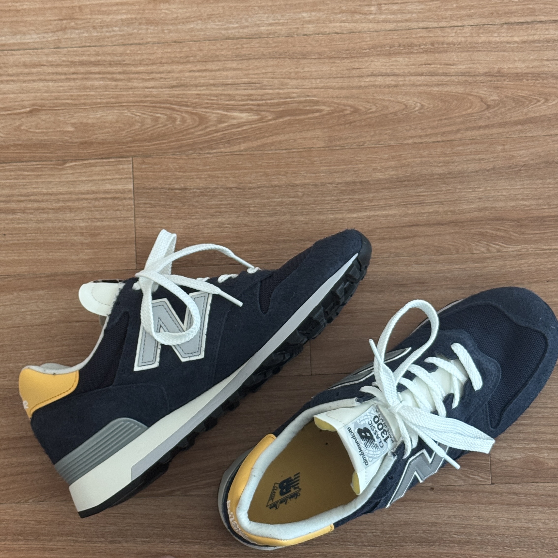 New Balance x Aime Leon Dore 1300 Made in USA Navy 착용 스타일 - 2