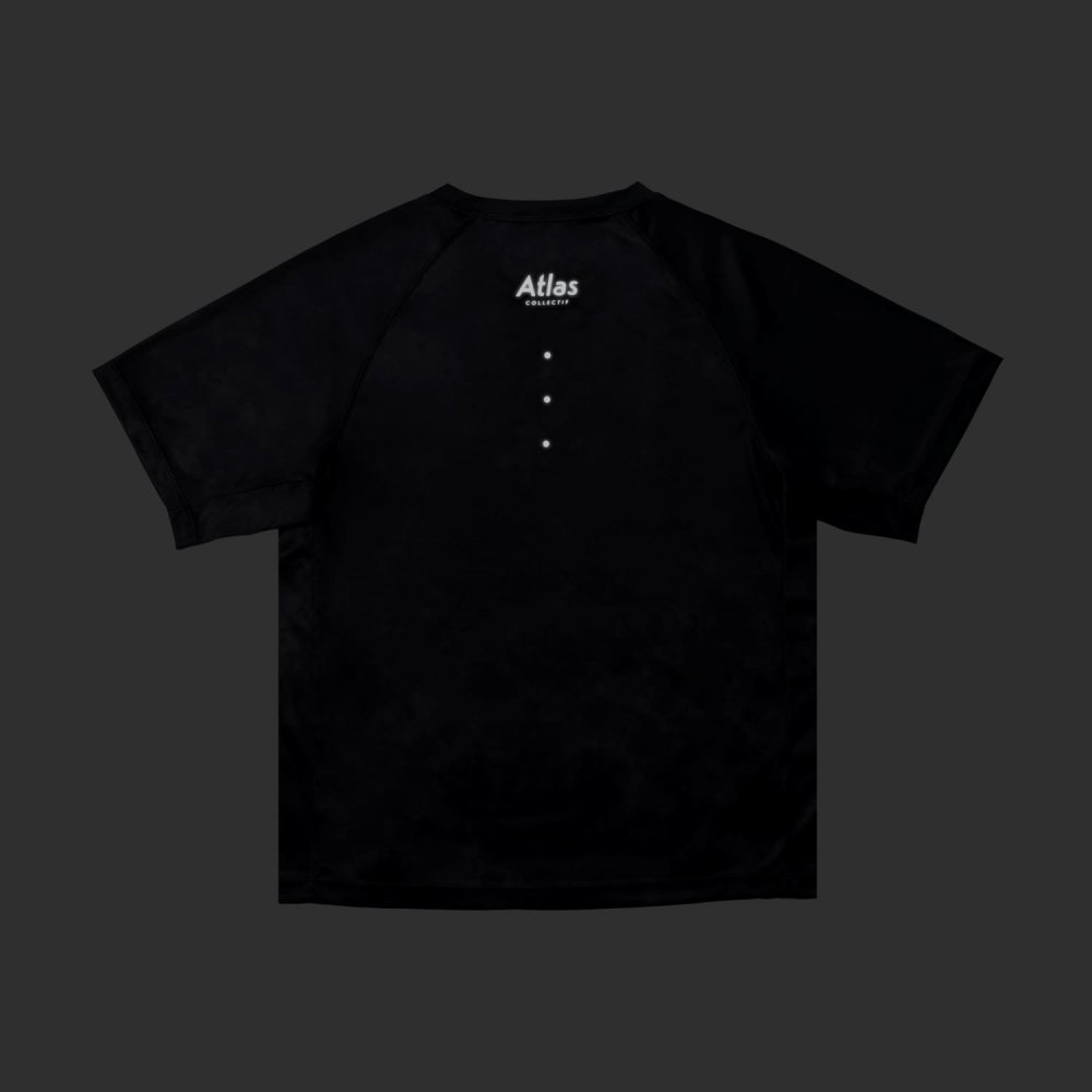 아틀라스 콜렉티프 V3 코어 여성 티셔츠 타이다이 블랙(Atlas COLLECTIF V3 Core WMNS T-Shirt Tie Dye Black) - 3