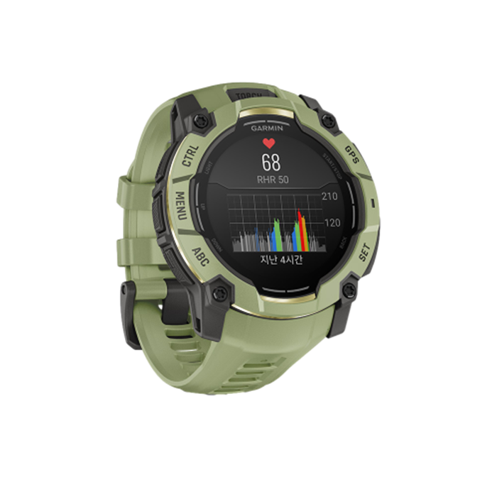가민 인스팅트 3 50mm 아몰레드 펀그린 멀티스포츠 GPS 스마트워치(Garmin Instinct 3,50mm,AMOLED,FernGreen w/GryAccents,KOR/SEA,A05000) - 3