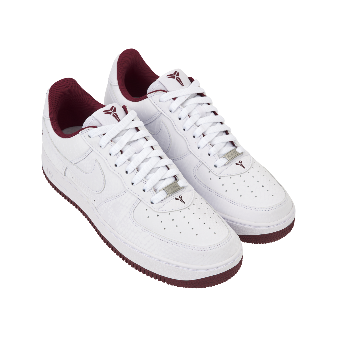 나이키 x 코비 브라이언트 에어포스 1 로우 화이트 팀 레드(Nike x Kobe Bryant Air Force 1 Low White Team Red) - 4