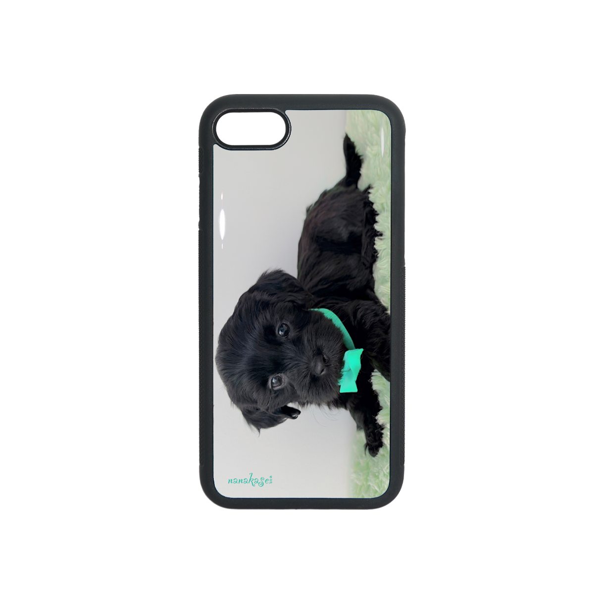나나카세이 민트 리본 퍼피 에폭시 범퍼 케이스(NANAKASEI mint ribbon puppy epoxy bumper case) - 1