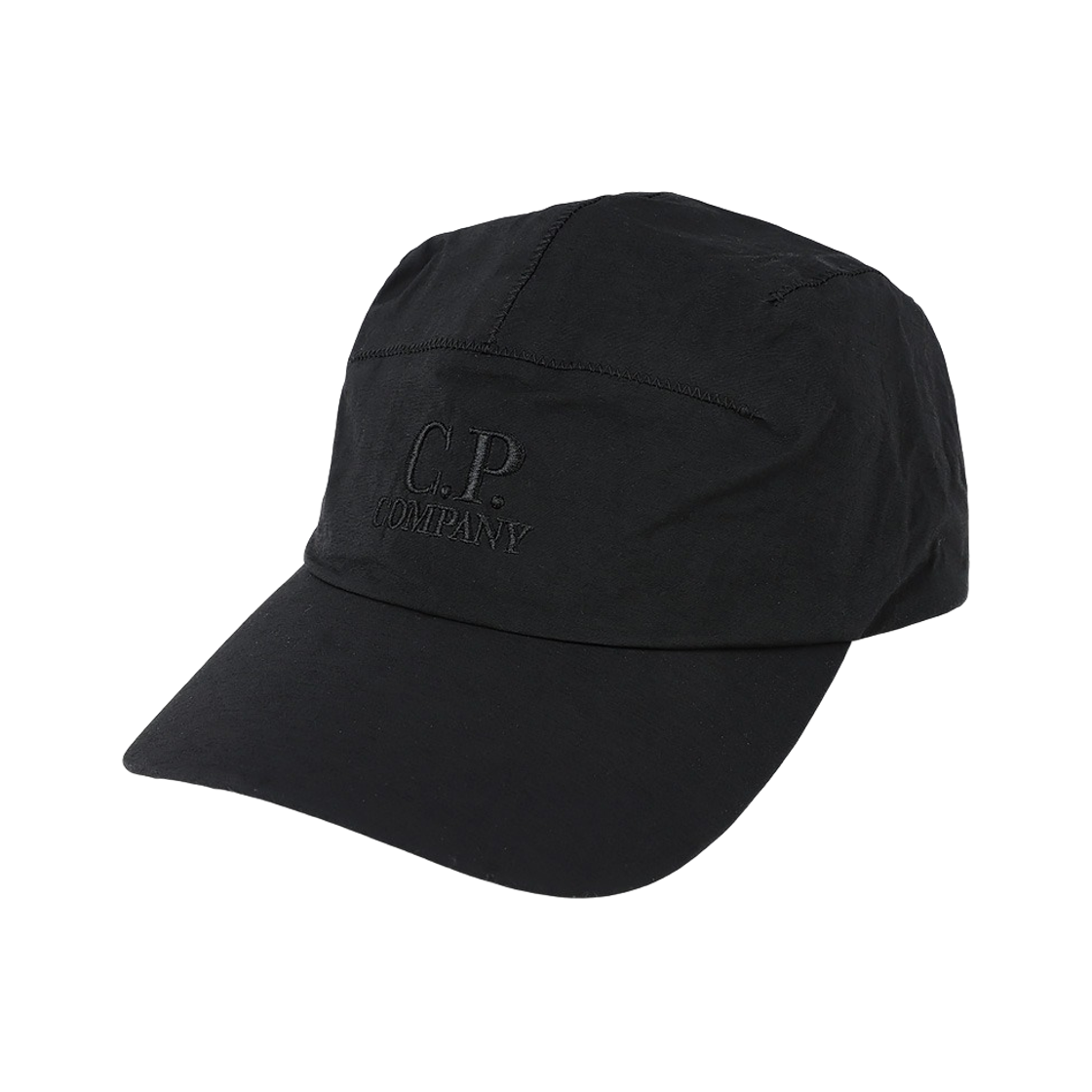 C.P. 컴퍼니 개버딘 볼캡 블랙 - 26SS(C.P. Company Gabardine Ball Cap Black - 26SS)
