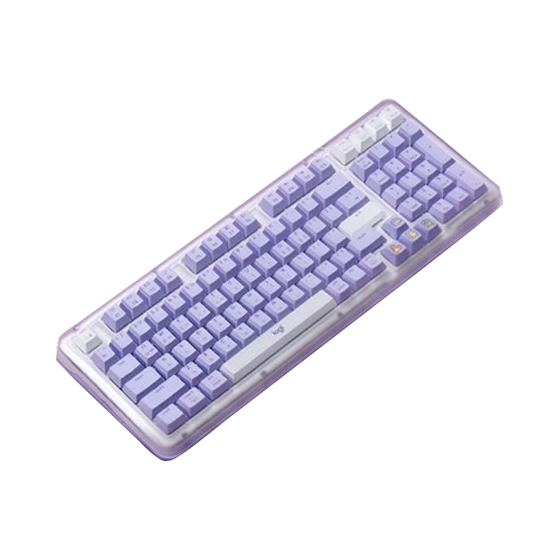 로지텍 x 포켓몬 메타몽 에디션 K98M 무선 키보드 팜 레스트 & 키캡 라일락 (국내 정식 발매 제품)(Logitech x Pokemon Metamong Edition K98M Wireless Keyboard with Palm Rest & Keycpas Lilac (Korean Ver.))