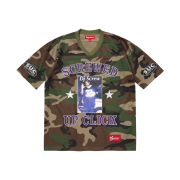 Supreme x DJ Screw Football Jersey Woodland Camo - 26SS