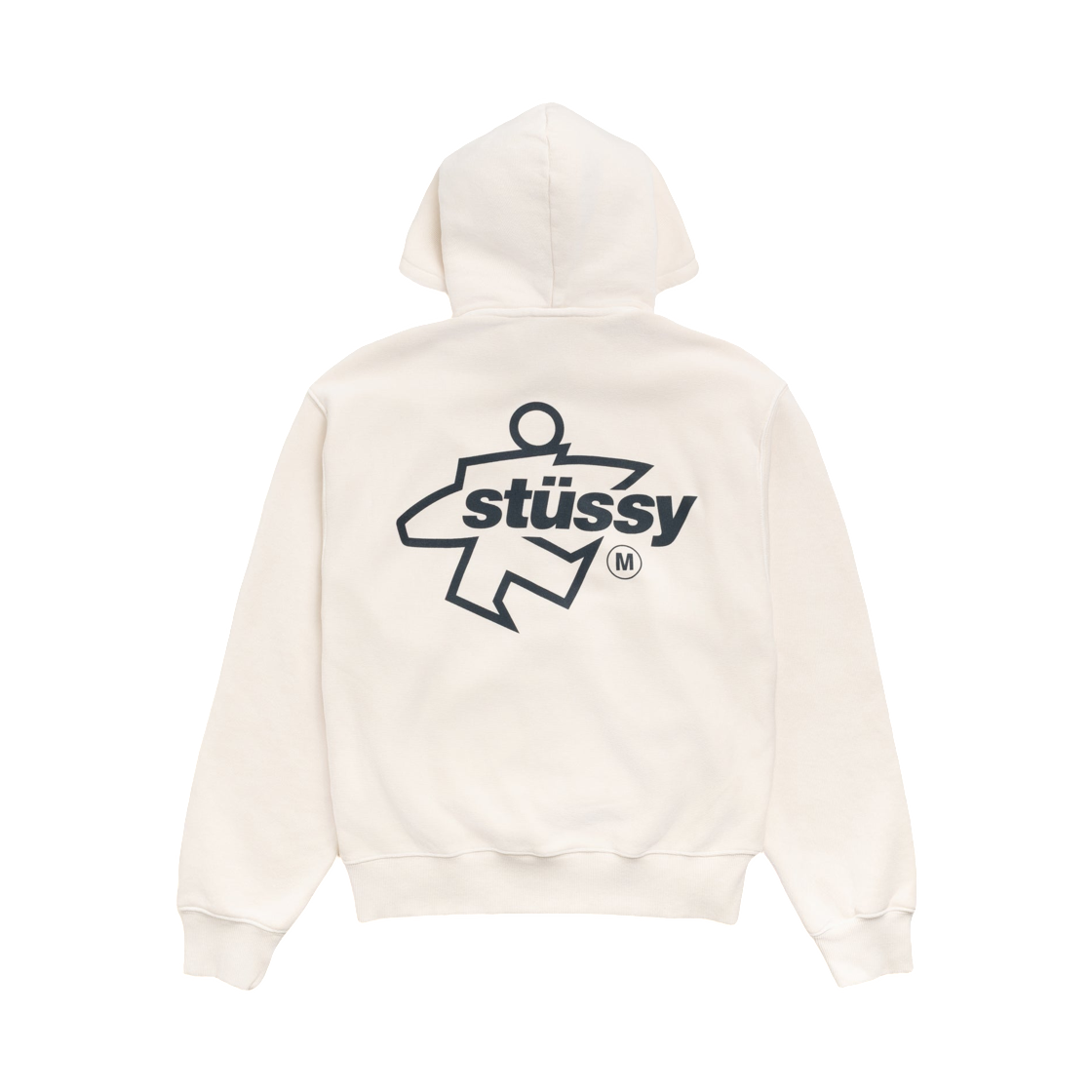 1975180 Stussy Surf Size Zip Hoodie Bone