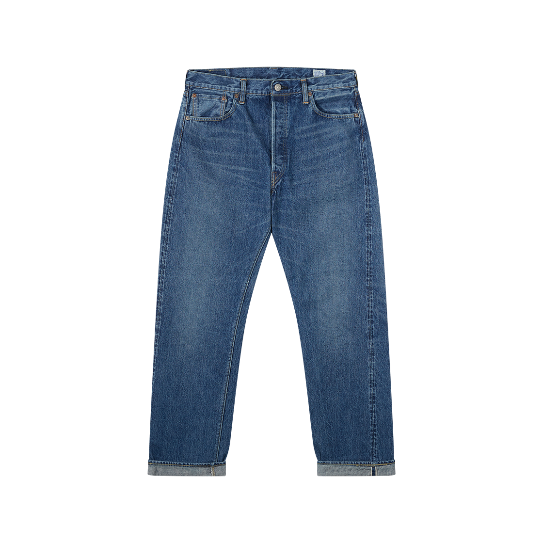 오어슬로우 105 스탠다드 셀비지 데님 2 이어 워시 블루 - 26SS(Orslow 105 Standard Selvedge Denim 2Year Wash Blue - 26SS)