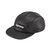 Supreme Ostrich Embossed Leather Gore-Tex Camp Cap Black - 26SS