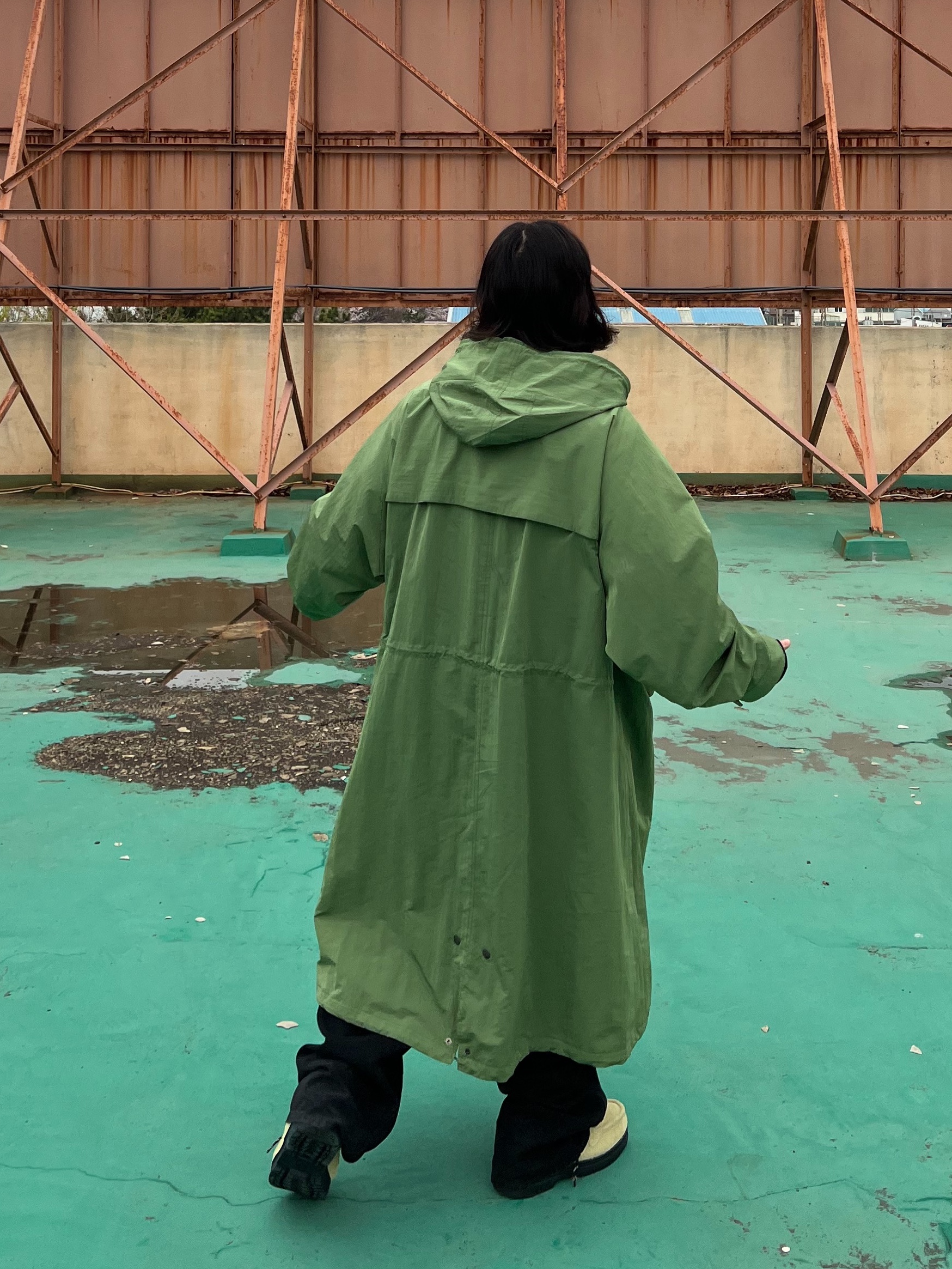 Timberland Heritage Gore-Tex Moc Toe Mid Boots Light Green Suede - Wide, Jieda Western Belt Black 착용 스타일 - 5