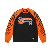 Supreme Tiger Raglan L/S Top Black - 26SS