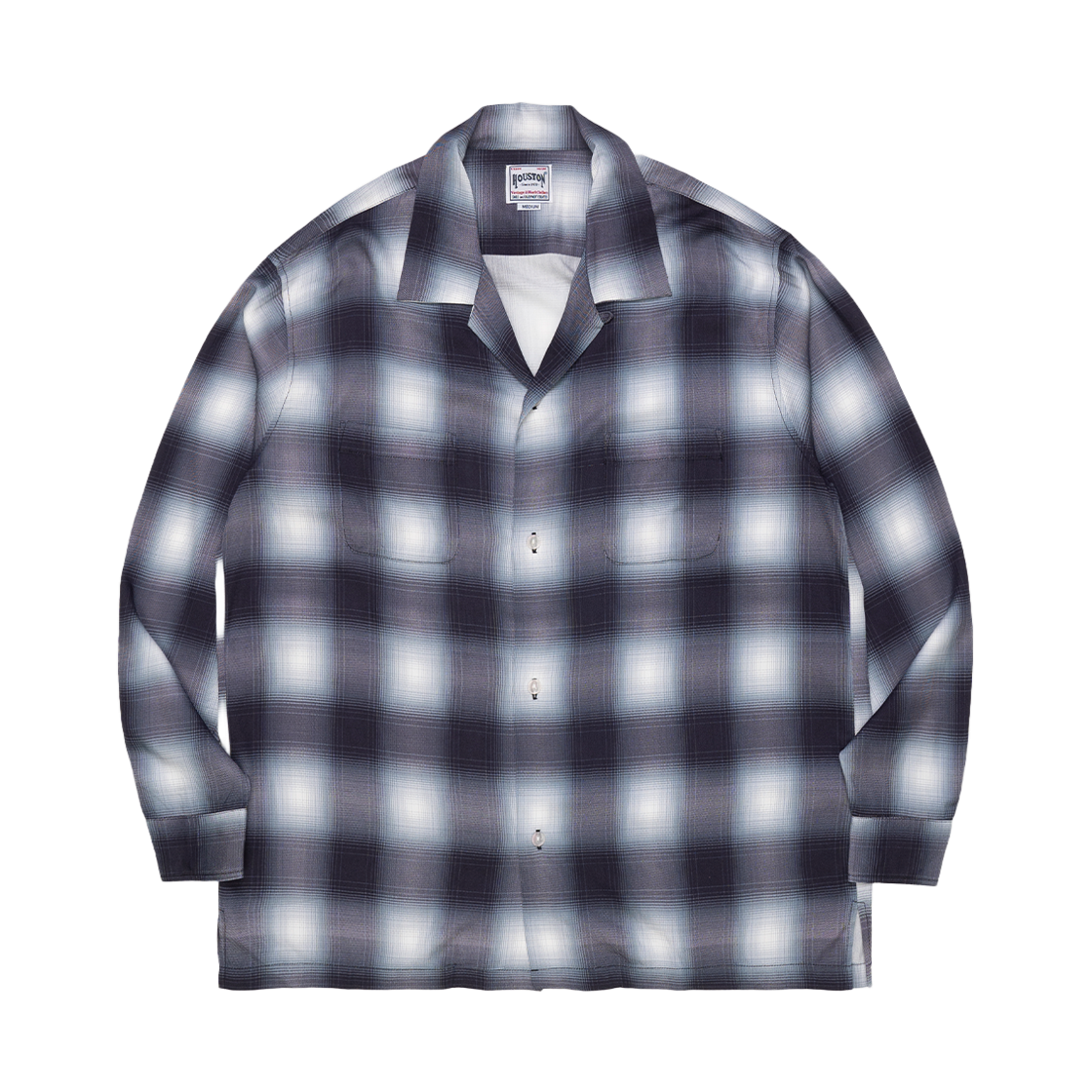 휴스턴 재팬 옴브레 체크 L/S 셔츠 블랙 41284(Houston Japan Ombre Check L/S Shirt Black 41284)