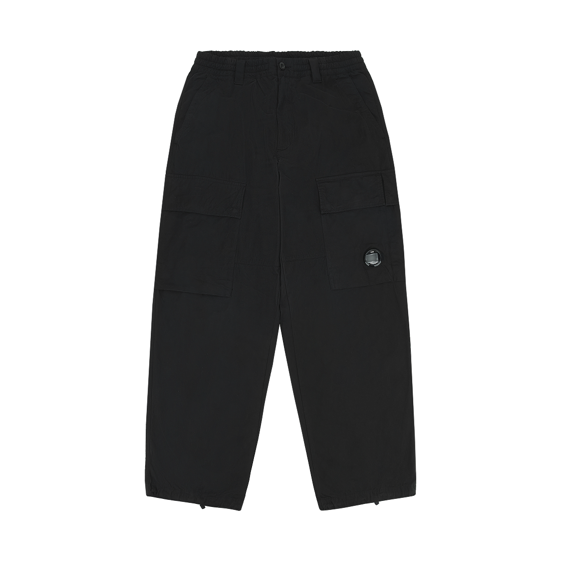 C.P. 컴퍼니 마이크로랩스 박시 카고 팬츠 블랙 - 25FW(C.P. Company Microreps Boxy Cargo Pants Black - 25FW)