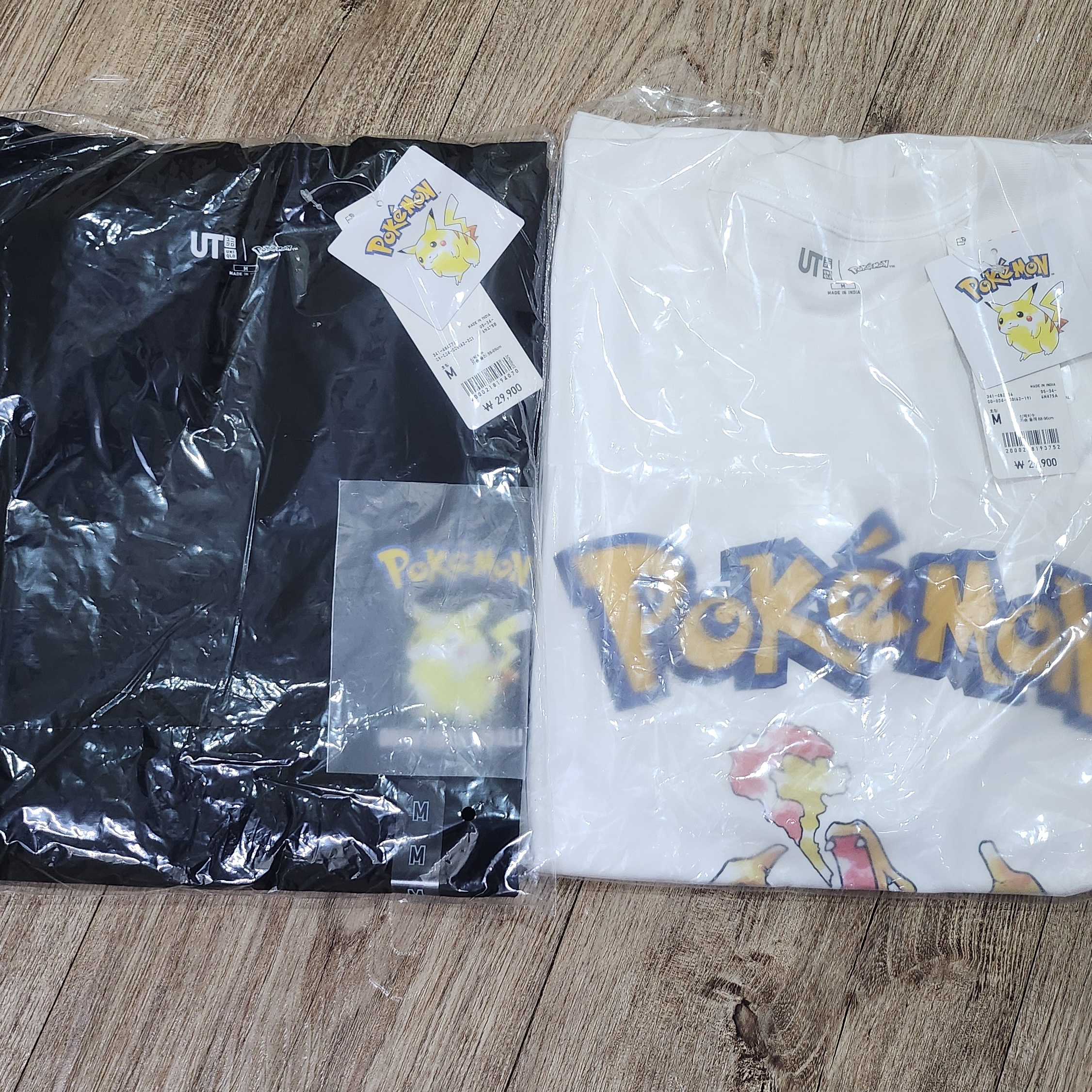Uniqlo UT x Pokemon Graphic T-Shirt 1A White, Uniqlo UT x Pokemon Graphhic T-Shirt 1B Black 착용 스타일 - 3