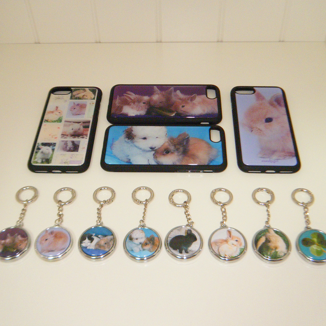 나나카세이 퍼피 & 버니 에폭시 범퍼 케이스(NANAKASEI puppy & bunny epoxy bumper case) - 6