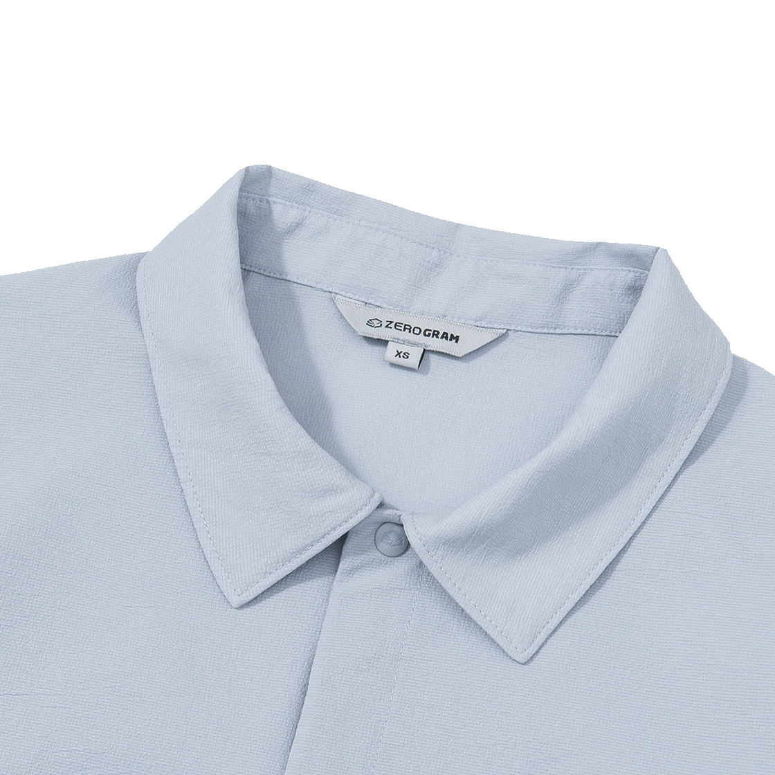제로그램 에어프레쉬 폴로 반팔 티셔츠(Zerogram Airfresh Polo SS Light Gray) - 3