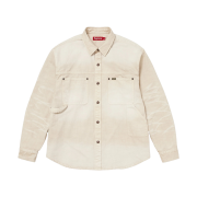 Supreme Worn Snap Painter Shirt Natural - 26SS