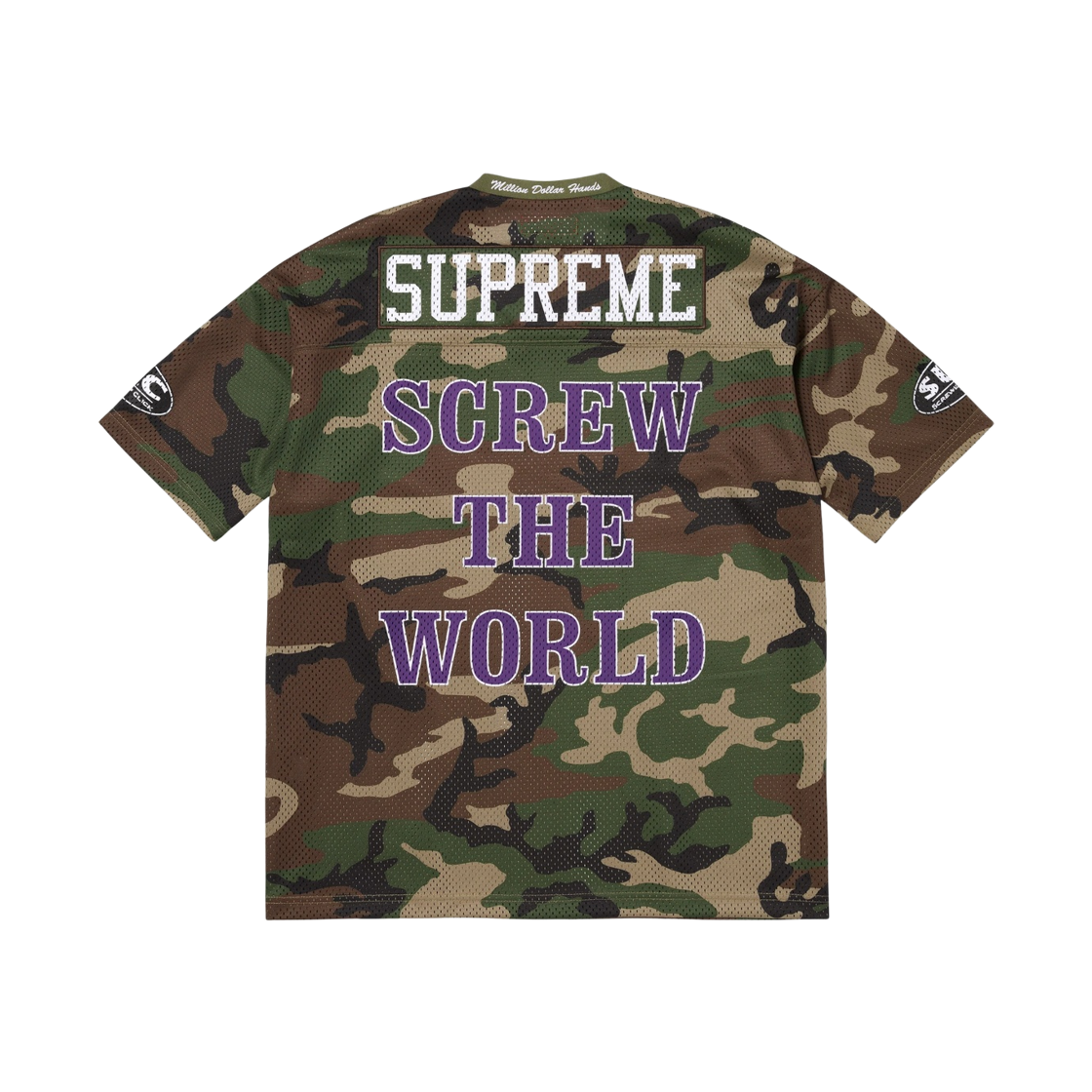 슈프림 x DJ 스크류 풋볼 저지 우드랜드 카모 - 26SS(Supreme x DJ Screw Football Jersey Woodland Camo - 26SS) - 2