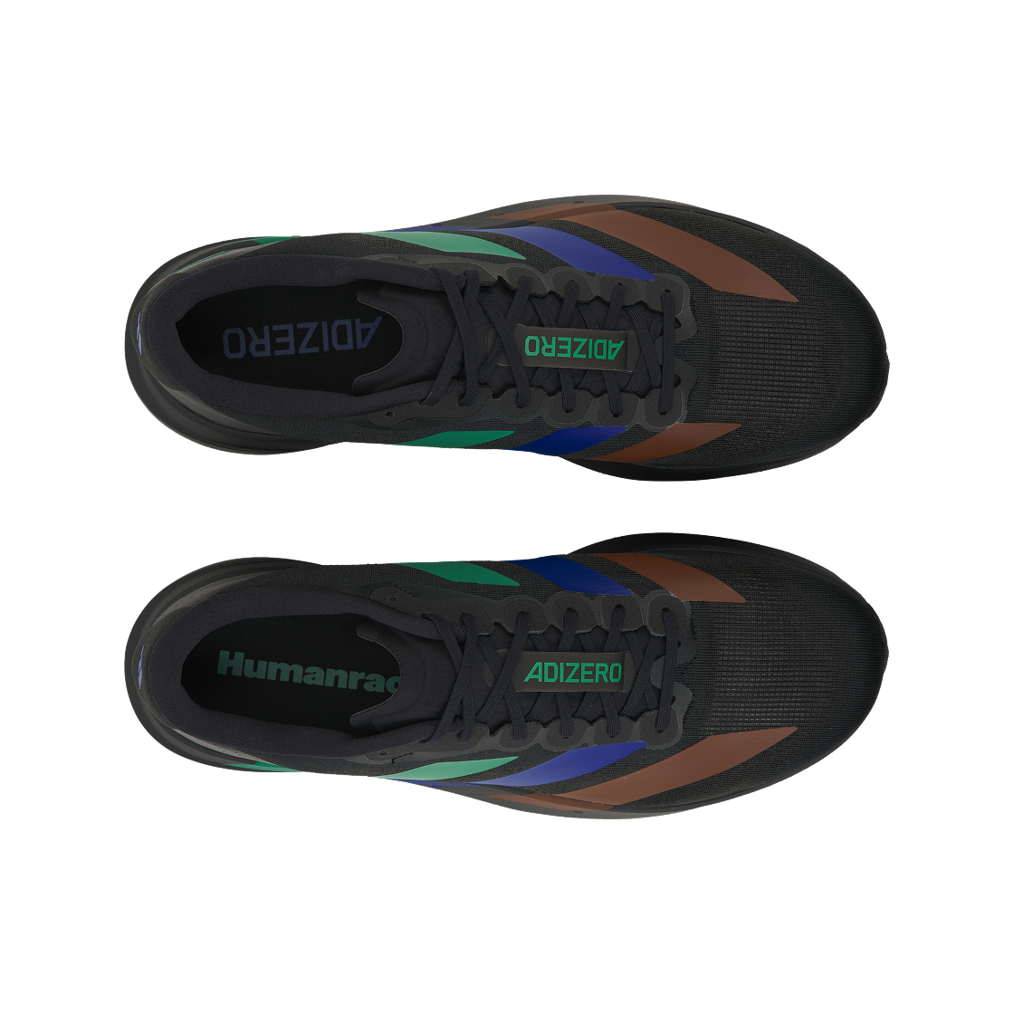 아디다스 x 퍼렐 윌리엄스 휴먼레이스 아디제로 아디오스 EVO SL 코어 블랙 세미 코트 그린(Adidas x Pharrell Williams Humanrace Adizero Adios EVO SL Core Black Semi Court Green) - 5