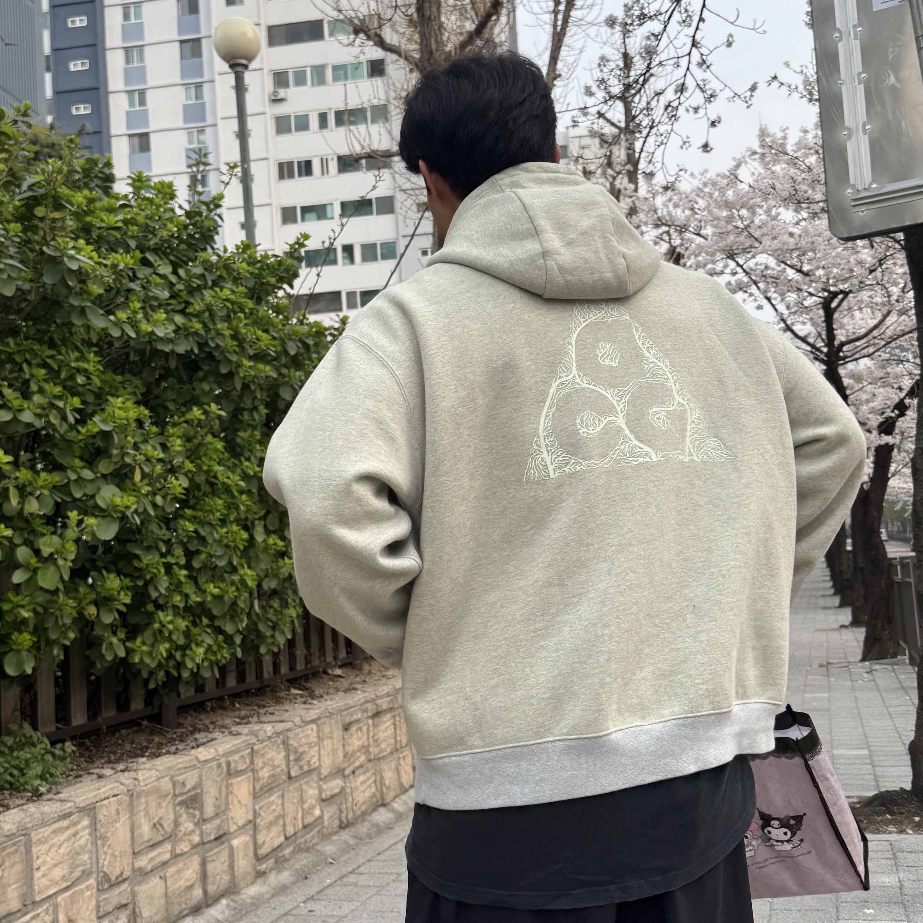 Nike ACG Therma-Fit Fleece Full Zip Hoodie Airora Grey Heather - US/EU 착용 스타일