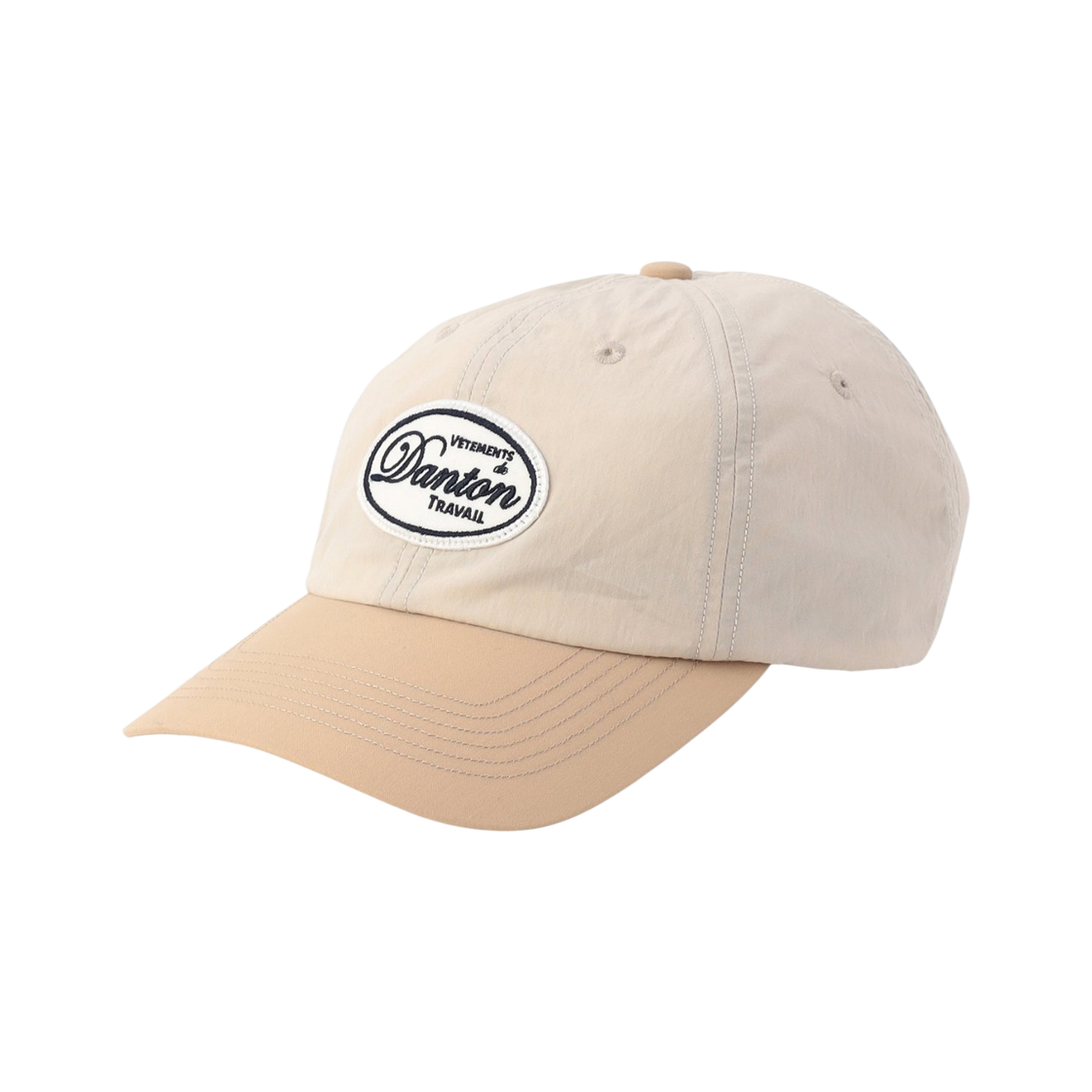 단톤 다운프루프 6 패널 투톤 캡 아이보리 라이트 베이지(Danton Downproof 6-Panel 2 Tone Cap Ivory Light Beige) - 1