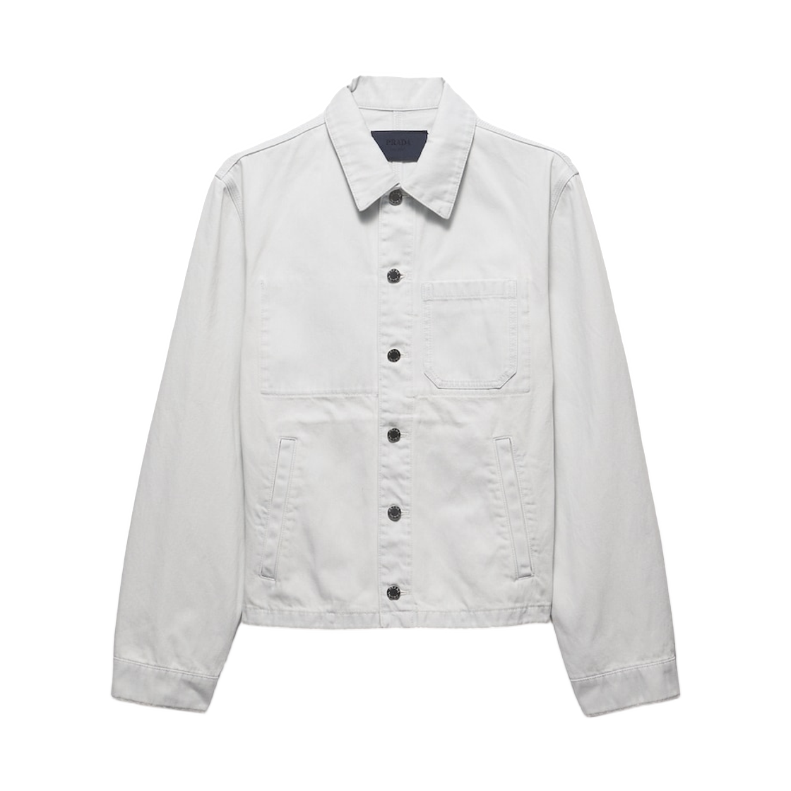 프라다 데님 블루종 자켓 스카이 블루(Prada Denim Blouson Jacket Sky Blue)