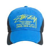 Stussy Parts & Service Mesh Cap Blue