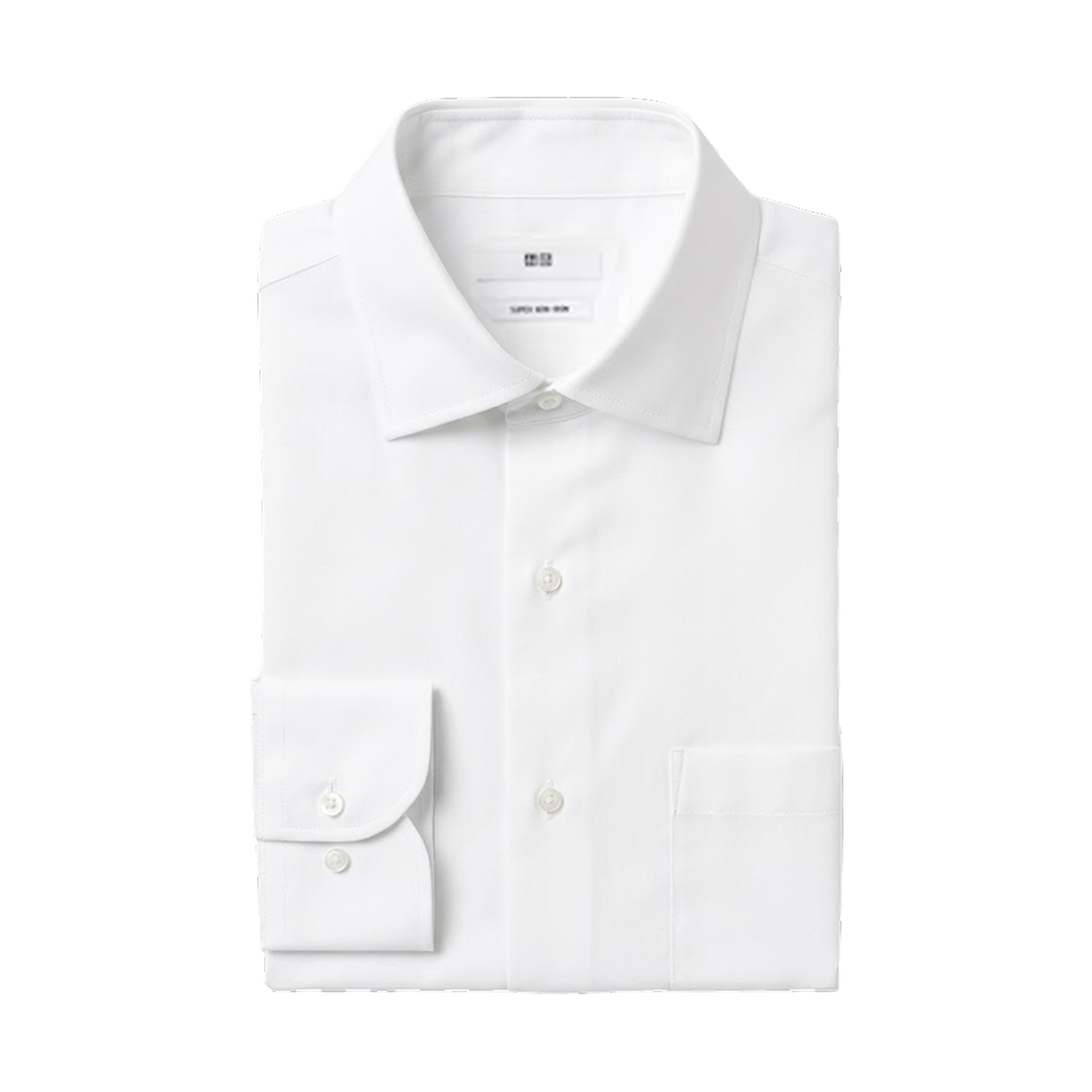 유니클로 슈퍼 논 아이언 셔츠 레귤러 칼라 M 화이트 - JP(Uniqlo Super Non Iron Shirt Regular Collar M White - JP) - 1