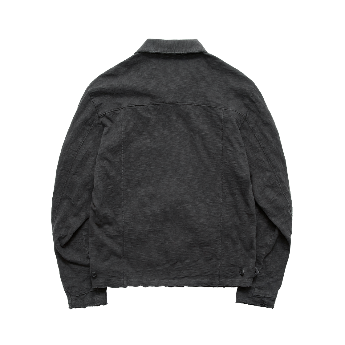 폴리테루 슬럽 집 자켓 차콜(Polyteru Slub Zip Jacket Charcoal) - 2