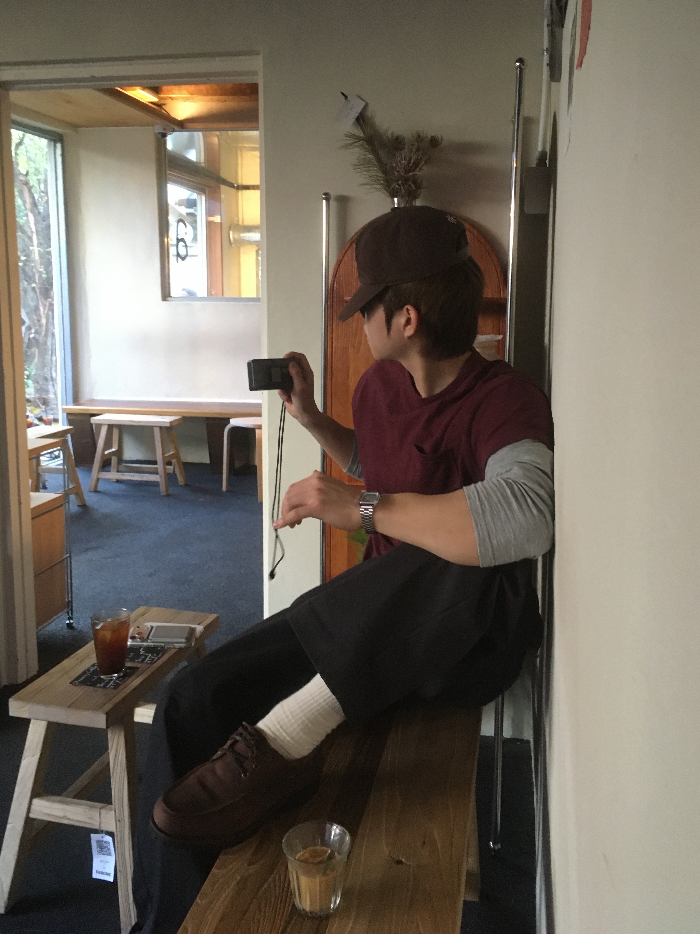 Timberland x Thisisneverthat 3-Eye Authentic Boat Shoes Brown - Wide, Sunday Ceremony Sy Logo 5 Panel Cotton Cap - Brown 착용 스타일 - 4